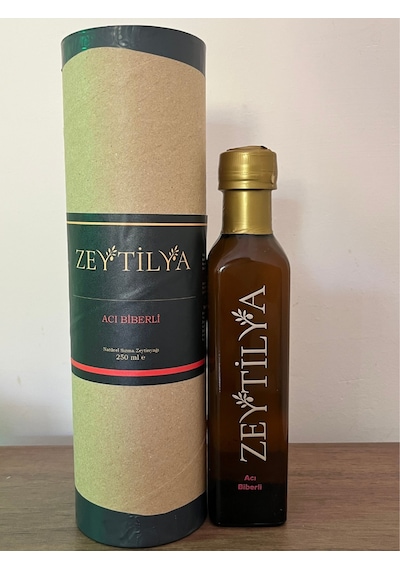 Acı Kırmızı Biberli Zeytinyağı