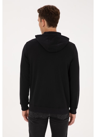 U.S. Polo Assn. Erkek Siyah Örme Hırka 50313748-VR046