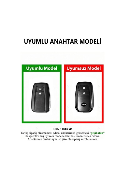 Toyota C-hr Corolla Rav4 Camry Land Cruiser Prius Prado Parlak Tpu Anahtar Kılıfı Mavi