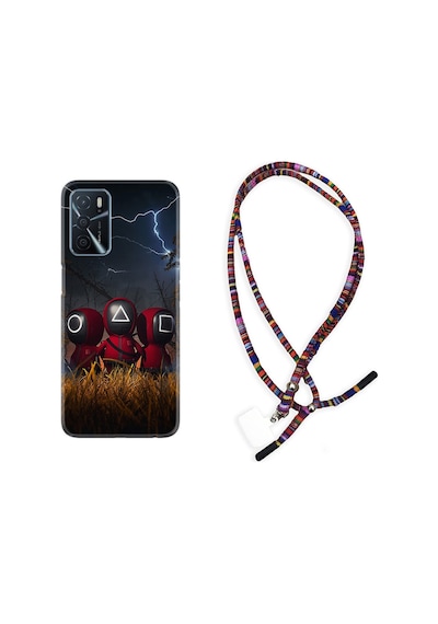 Oppo A16 Kılıf Rasta Boyun Askılı Game 1807