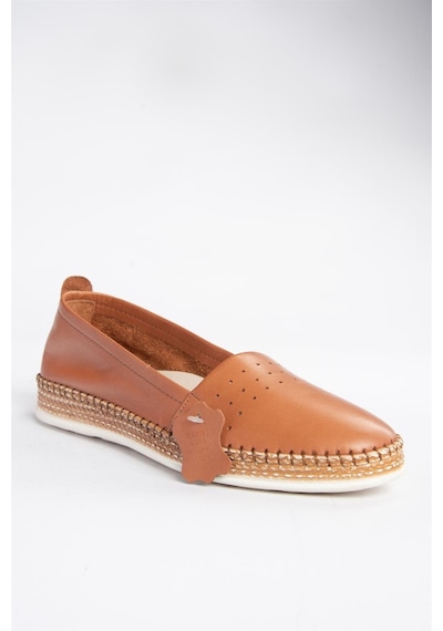 Fox Shoes P555002503 Taba Hakiki Deri Günlük Kadın Ayakkabı Taba-hakiki Deri Taba