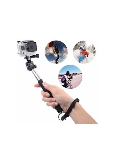 Sony Aksiyon Kameraları için Kafa Bandı Göğüs Bandı Ve Monopod