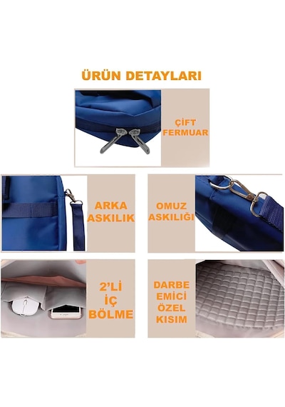 Microcase Huawei Matepad 11.5 2026 İle Uyumlu Macbook Çantası+türkçe Bluetooth Klavye+mouse+tablet Standı Beyaz Al5164