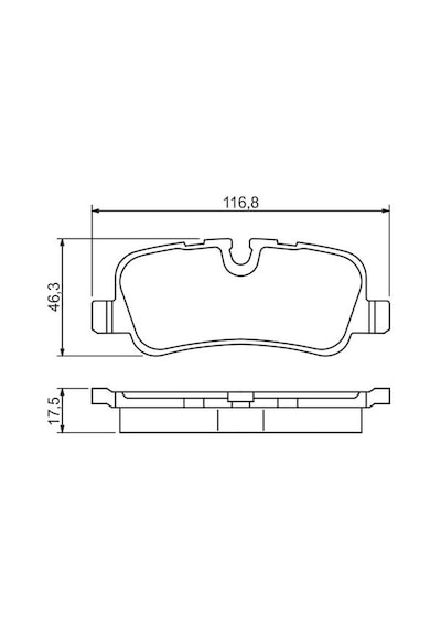 Land Rover Range Rover 3 3.6td 2009-2013 Bosch Arka Balata Netpar24192