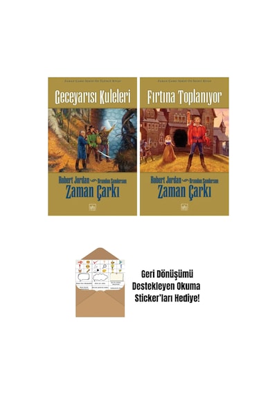 Zaman Çarkı Serisi 13: Geceyarısı Kuleleri Ciltli + Zaman Çarkı Serisi 12: Fırtına Toplanıyor Ciltli