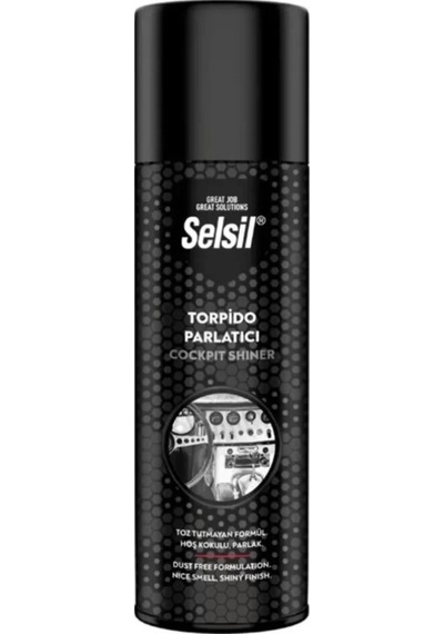 Selsil Çelik Kutu Torpido Parlatıcı Ve Temizleyici Sprey 200 Ml 1 adet