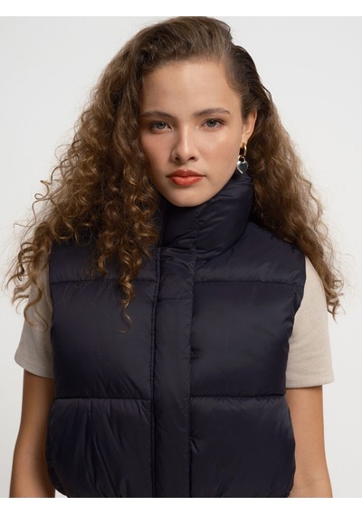 LOFT Crop Kadın Yelek Lf2033655 Q1.v1 Siyah
