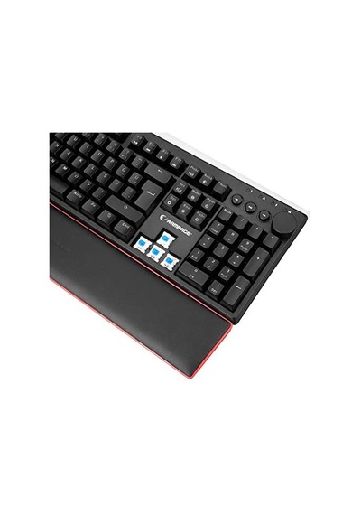 Kb-r97 X-tracer Siyah Usb Rgb Aydınlatmalı Blue Switch Tam Türkçe Bilek Destekli Gaming Oyuncu Mekanik Klavye