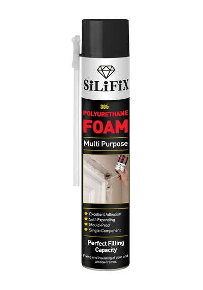 Silifix Çok Amaçlı Pu Köpük 600gr Kapı Ve Pencere Montaj Uygun