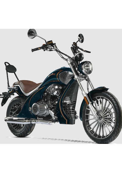 Motolüx Cappadocia 125cc Otomatik Vites Chopper Motosiklet Lacivert