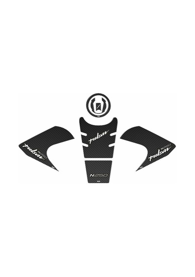 Bajaj Pulsar N250 2022 - 2024 Uyumlu Tank Pad Set 001 Çok Renkli