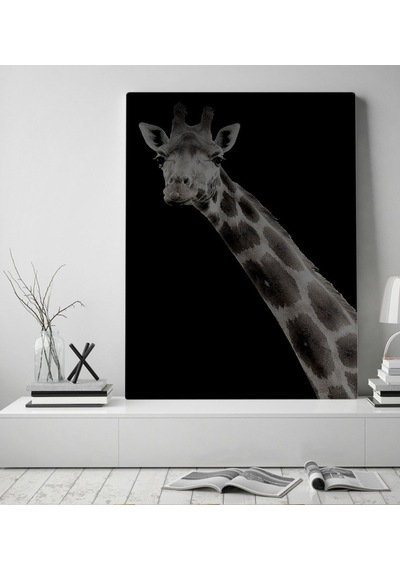 Bk Home Zürafa Tasarımlı Kanvas Tablo 50X70Cm-1 (496789546)