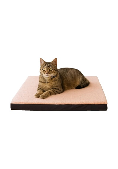 Easymat, Çift Taraflı Kullanılabilen, Çıkarılabilir Kılıflı, Yıkanabilir, Kedi Ve Köpek Matı Pembe-antrasit, 60 X 80