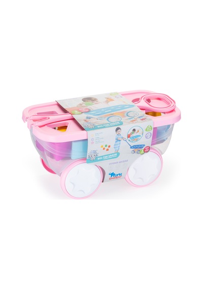 Erdem Toys Gezgin Vagon Oyun Seti Bul Tak Oyuncaklı - Pembe