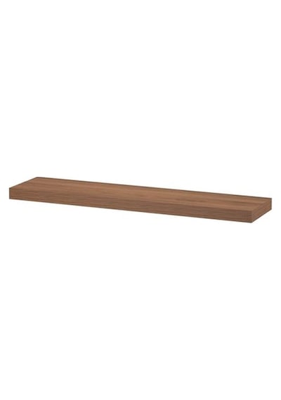 Ikea Lack Duvar Rafı, Kahverengi-ceviz Görünüm, 110x26 Cm