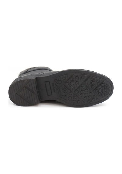 Nesilshoes Nesil Shoes Thrtrk 906 Siyah Hakiki Deri Kauçuk Taban Erkek Bot
