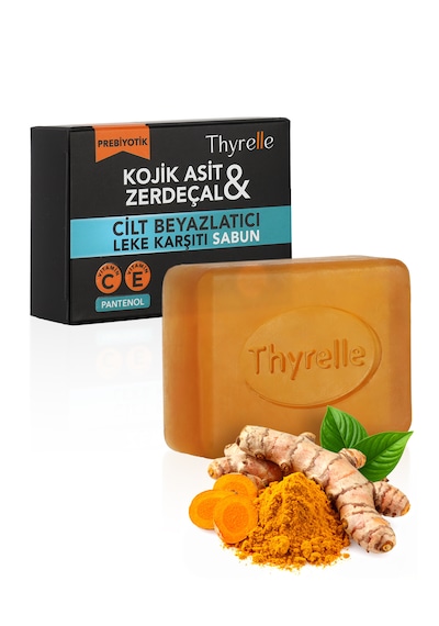 Thyrelle Kojik Asit & Zerdeçal Leke Karşıtı Beyazlatıcı Sabun 100 G