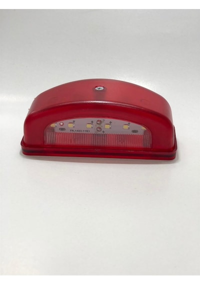 12v-24v Plaka Lambası 9-ledli 2 Fonksiyonlu kırmızı N11.2419