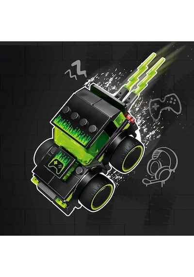 Lego City Araçlar Video Oyunu Yarış Arabası - Model Araba Seti - Sürücü Minifigürlü Yarış Oyuncağı - 60484