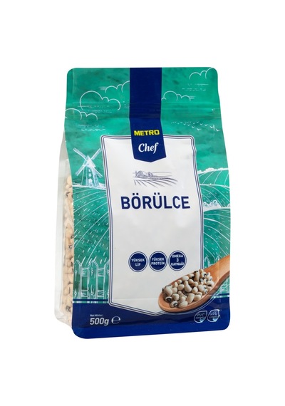 Metro Chef Börülce 500 G - Yüksek Lifli, Protein Kaynağı Baklagil 3'li Ekonomik Paket - 3 Adet Tarı