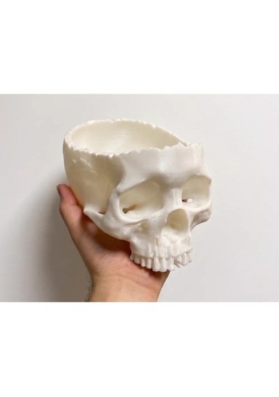 Halloween Cadılar Bayramı Dekoratif Kuru Kafa Şekerlik Kase Masa Üstü Dekor