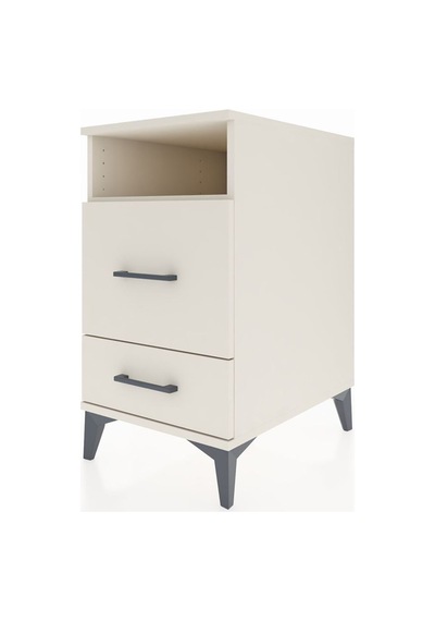 Kronos Komodin Tek Raflı 2 Çekmeceli 44x59x80 Aytaşı-aytaşı Aytası