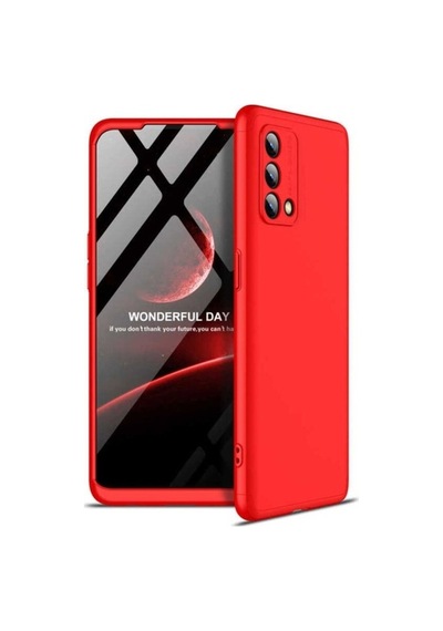 Oppo A74 4g Kılıf Zore Ays Kapak Kırmızı