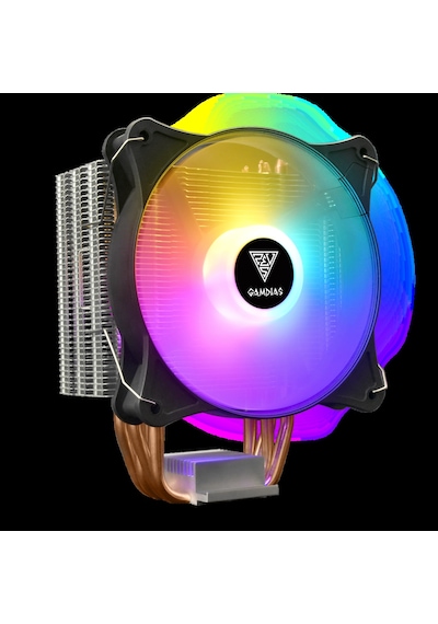 Gamdıas Boreas E1-410 Lite Argb 120mm Cpu Kule Tipi Hava Soğutma Doğrudan Temas Teknolojisine Sahip 4 Adet Gelişmiş Renkli