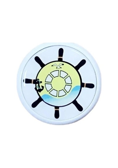 5 Adet Çocuk Odası Mobilya Kulp Tekli Düğme Çap 55 Mm Gemici Dümeni