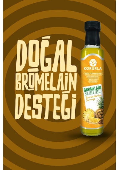Bromelain Ananas İçeren Detox Şurubu 250 Ml