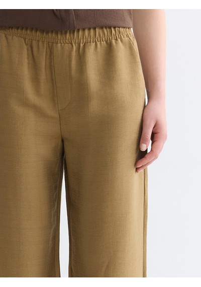 Lcw Comfort Yeşil Beli Lastikli Kadın Pantolon