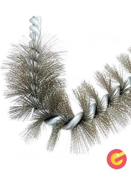 Güncelçarşı Metal Izgara Mangal Temizleme Teli Fırçası Tel Kıllı Izgaraların Mangalların Kirlerini Ovmak Ve Temizlemek Için