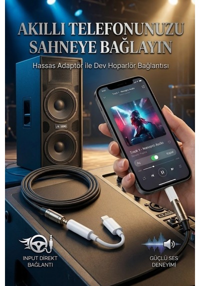 Ouptec Lightning To 3.5mm Aux Dönüştürücü Apple iPhone Uyumlu Kulaklık Jack Çevirici Araç Ses Adaptörü