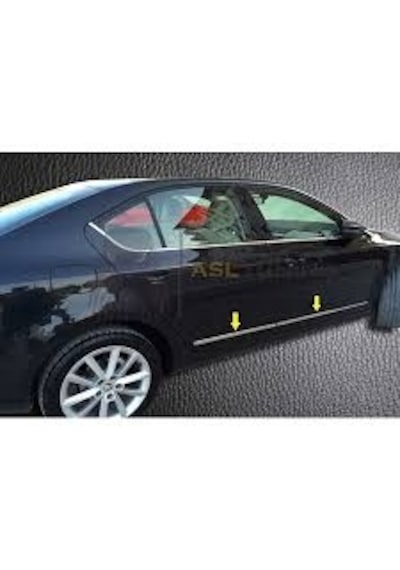 Skoda Octavia A7 Yan Kapı Çıtası Krom 2013-2020 Pas Çelik