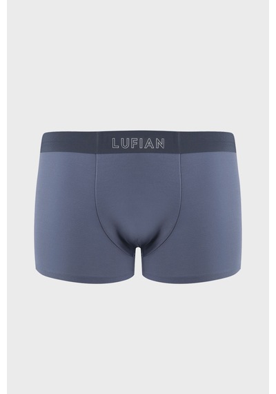Lufian Mark 3 Adet Erkek Modal Dikişsiz  Boxer Mavi Mavi 111080035100300 Mavi