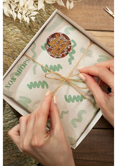 Desenli Güzel Günlerde Kullanın Sticker 3x3cm St2169 Çok Renkli