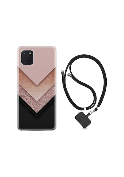Samsung Samsung Galaxy Uyumlu Note 10 Lite Kılıf Desenli Silikon Boyun Askılı Great Marble 1405
