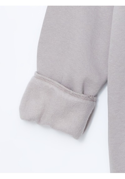 Lcwaıkıkı Classic Bej Bisiklet Yaka Uzun Kollu Renk Bloklu Erkek Sweatshirt