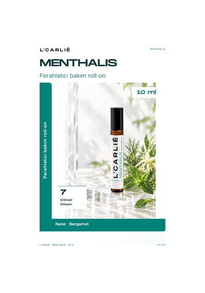 L'carlıe Menthalis Canlandırıcı Bitki Yağları Roll-on Naneli 10 Ml