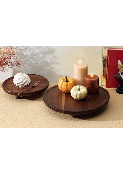 Porland Akazie Ayaklı Sunum Tabağı 24 Cm 04sty008082