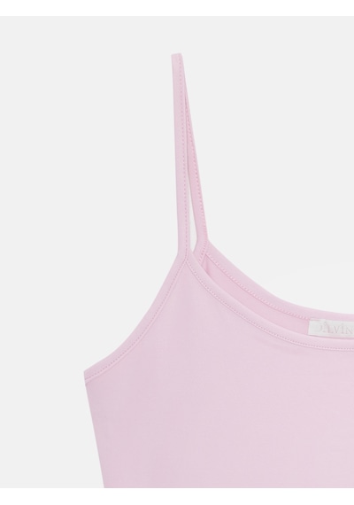 Dilvin 20901 İnce Askılı Top-toz Pembe Toz Pembe