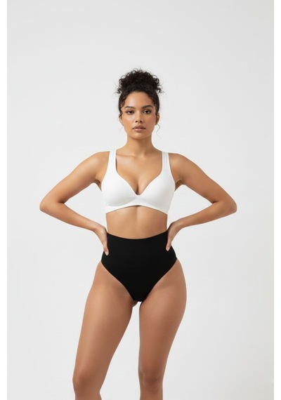 Fit Women String Korse Göbek Ve Bel Seamless String Korse 1011 Siyah