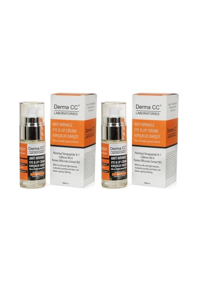Derma Cc Laboratories Kırışık Karşıtı Göz Ve Dudak Çevresi Kremi 30 Ml 2 Paketi