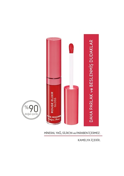 Yves Rocher Dudak Parlatıcı-7 ML 06 Kamelya Kırmızısı