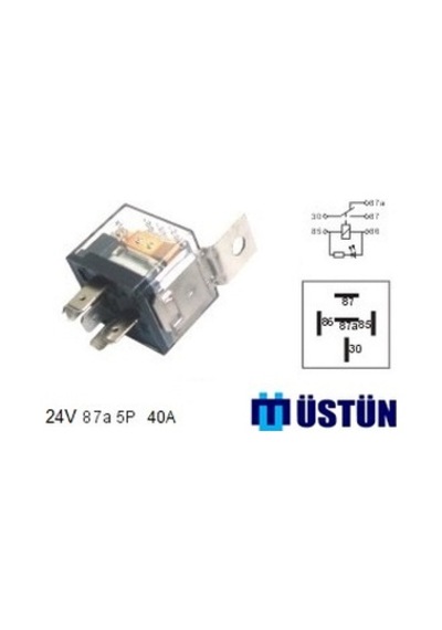 Üstün Mini Role Şeffaf 24v 5p 40a 87a Ustun Rl200