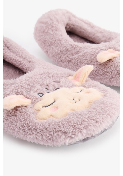 Penti Lila Sleepy Sheep Slogan Desenli Patik