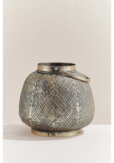 Pasabahce Motif Metal Mumluk L - 1 Adet Cok Renkli