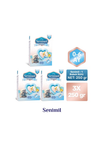 Senımıl 1 Bebek Sütü 250 G 3 Adet
