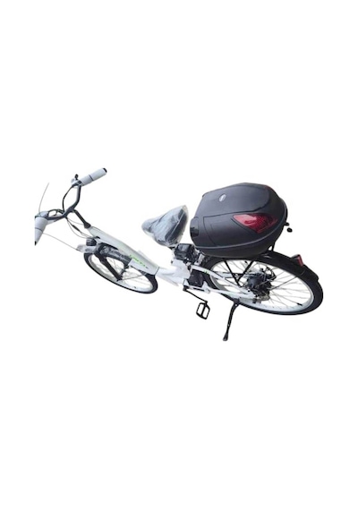 Bisiklet Arka Çanta 17 Litre Elektrikli Bisiklet Arka Çanta Motorsiklet E-bike Çanta Siyah