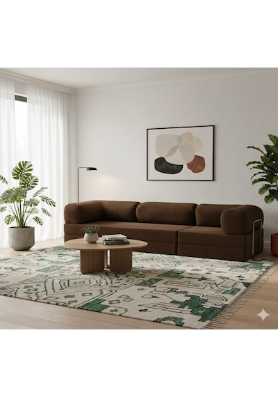 Herev 300x100 Sünger Köşe Koltuk Takımı / Yatak Olur Kanepe / Yıkanabilir Fitilli Kadife Kumaşlı Şark Köşe Kahve Herev 300x100 Sünger Köşe Koltuk Takımı / Yatak Olur Kanepe / Yıkanabilir Fitilli Kadife Kumaşlı Şark Köşe Kahve